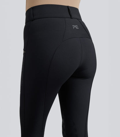 Premier Equine Ofena Womens Gel Knee Riding Breeches Black