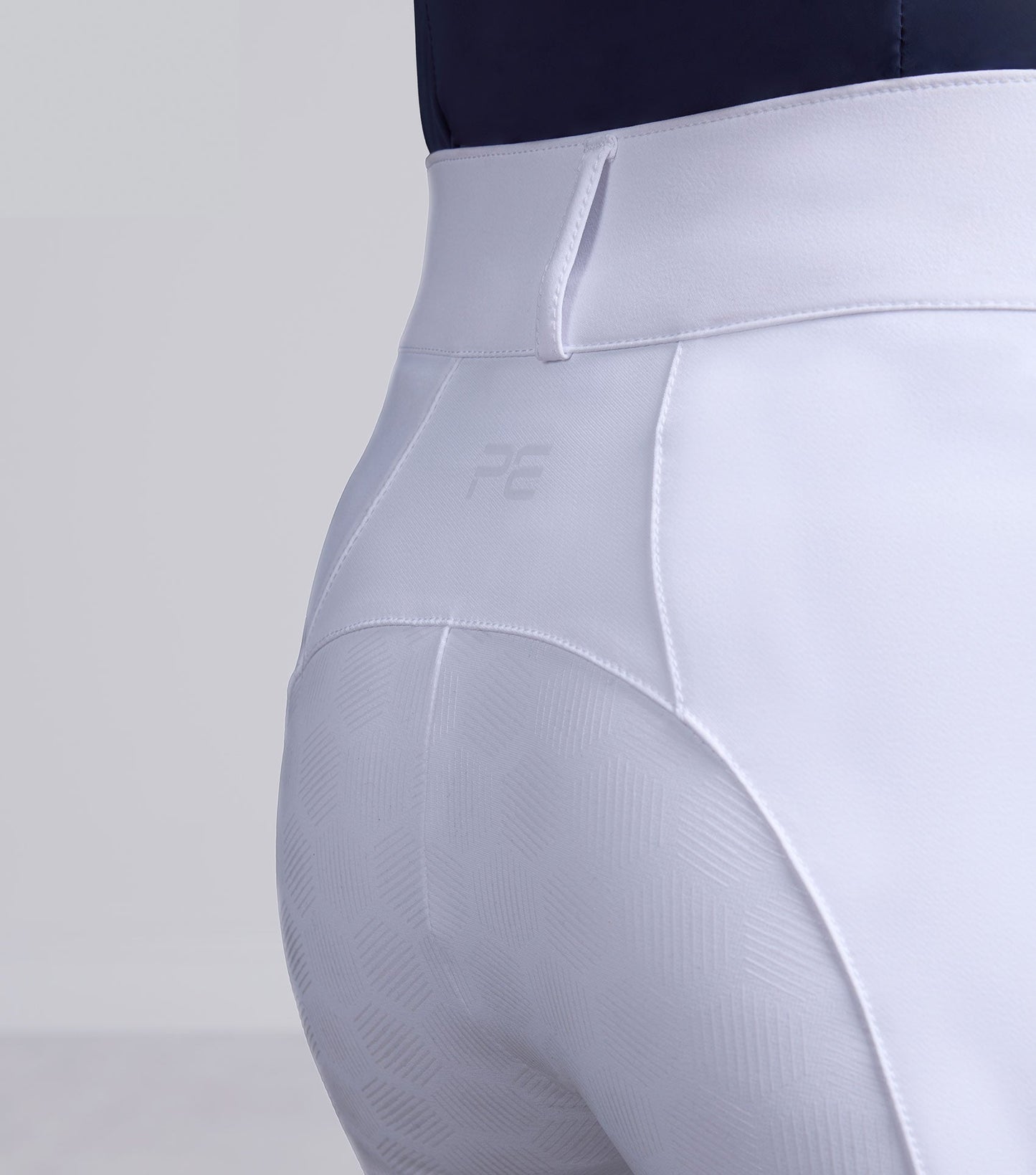Premier Equine Ofena Women's Full Seat Competition Riding Breeches - White