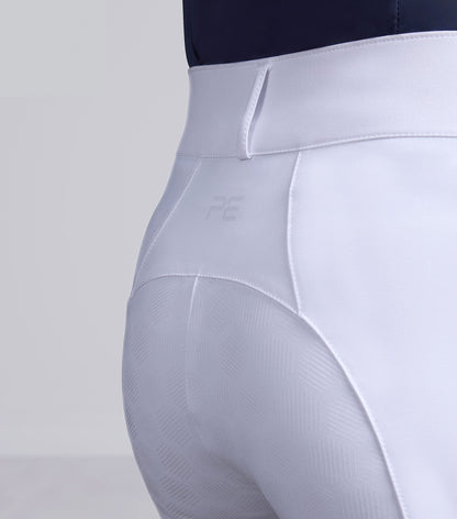 Premier Equine Ofena Women's Full Seat Competition Riding Breeches - White