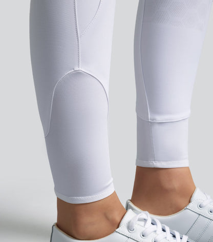 Premier Equine Ofena Women's Full Seat Competition Riding Breeches - White