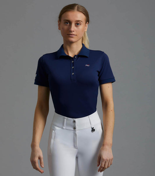 Premier Equine PE Ladies Team Polo Shirt - N P Equestrian & Pet Supplies Ltd 