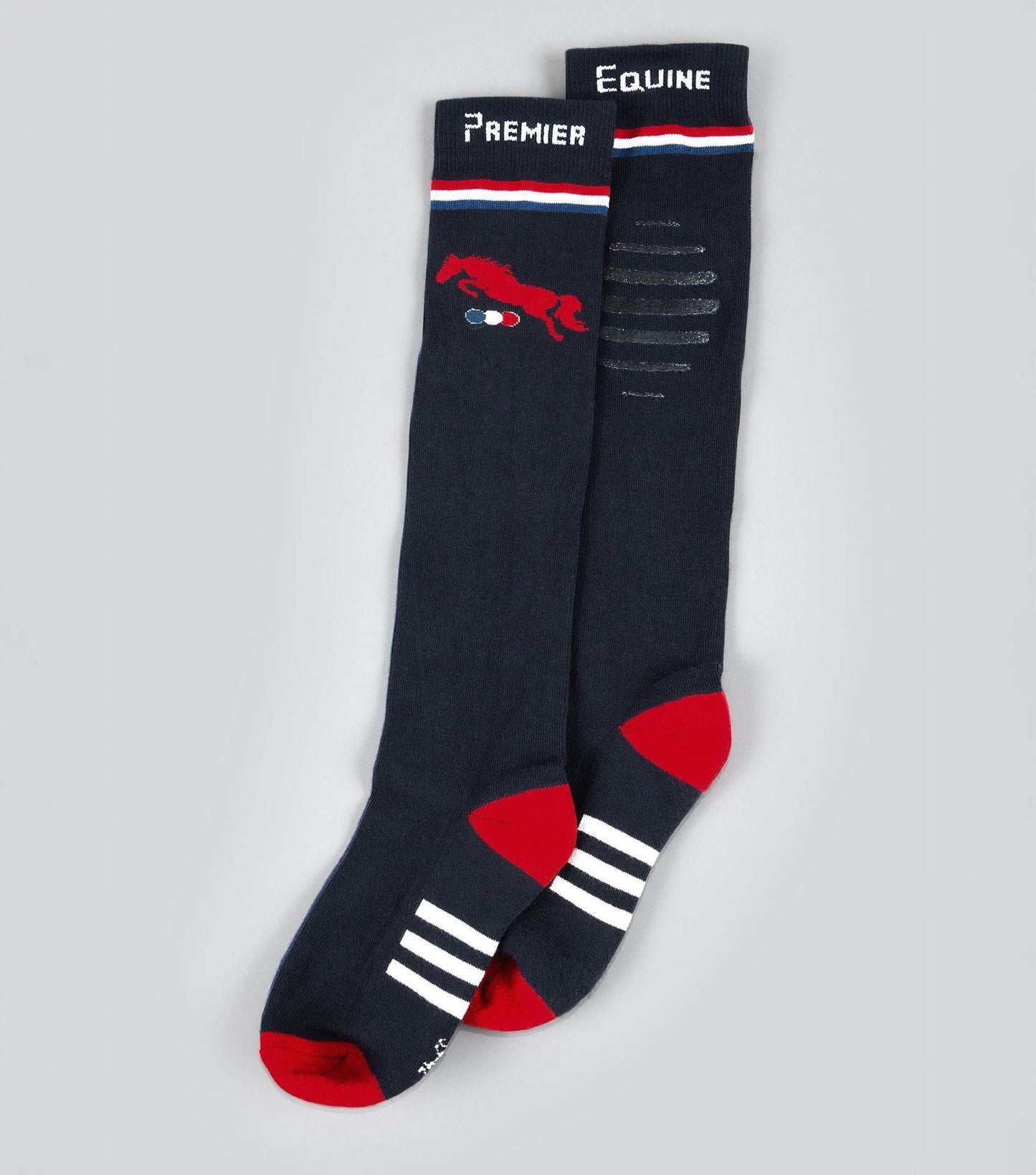 Premier Equine PE Replay Riding Socks (1 Pair) Navy - N P Equestrian & Pet Supplies Ltd 