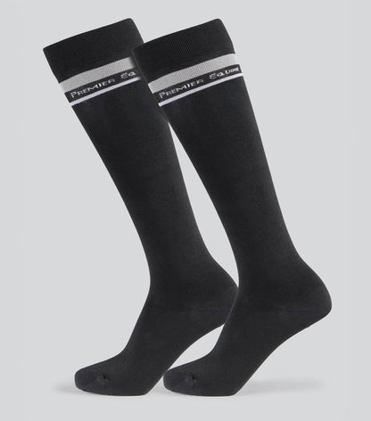 Premier Equine Riding Socks (1 Pair) Black - N P Equestrian & Pet Supplies Ltd 
