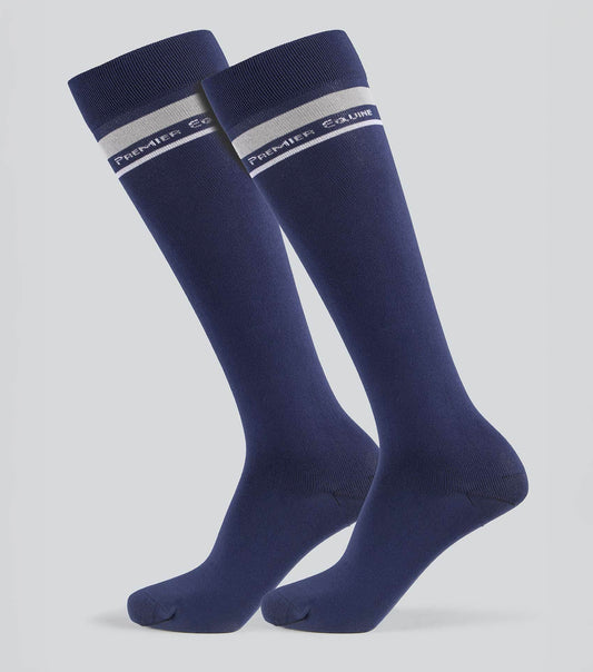 Premier Equine Riding Socks (1 Pair) Navy - N P Equestrian & Pet Supplies Ltd 