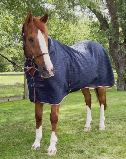 Premier Equine Combo Dry-Tech Horse Cooler Rug - Navy