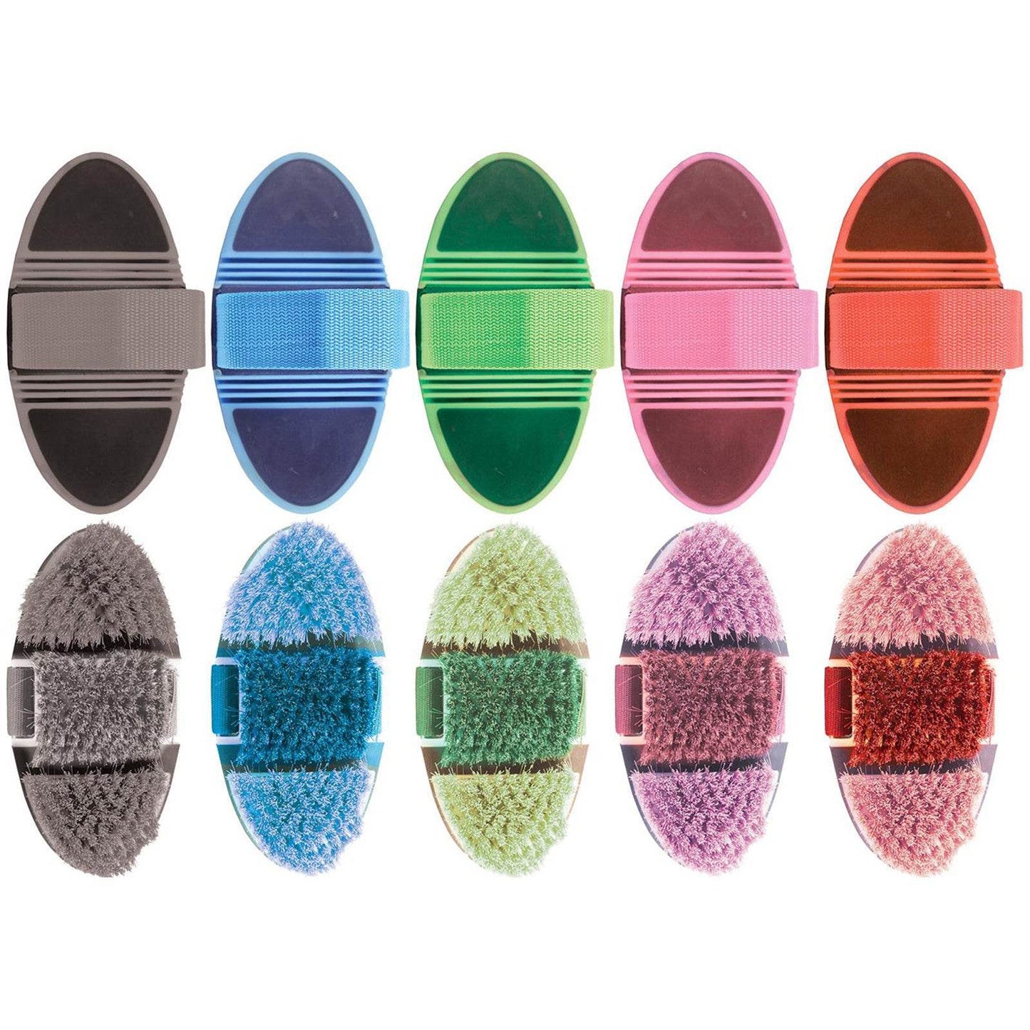 Perry Equestrian Ergonomic Flexible Body Brush - N P Equestrian & Pet Supplies Ltd 