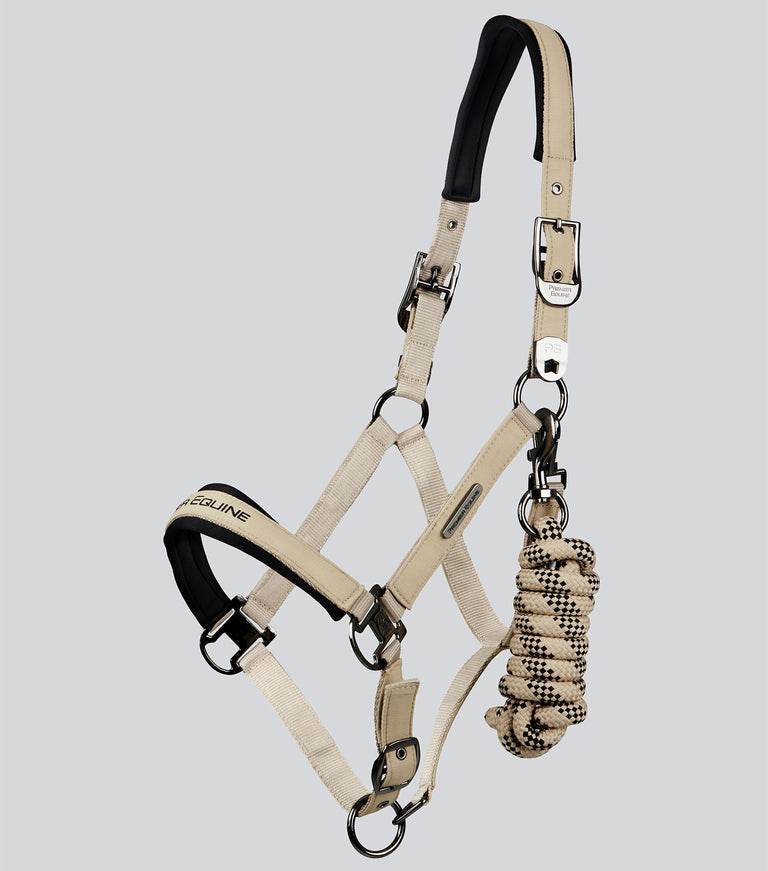 Premier Equine Duco Padded Head Collar with Lead Rope - N P Equestrian & Pet Supplies Ltd 