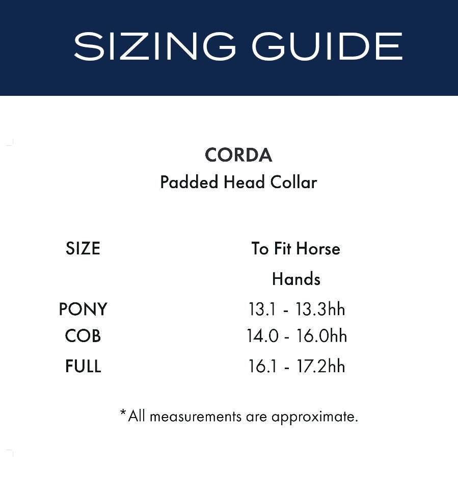 Premier Equine Corda Padded Head Collar with Lead Rope - N P Equestrian & Pet Supplies Ltd 