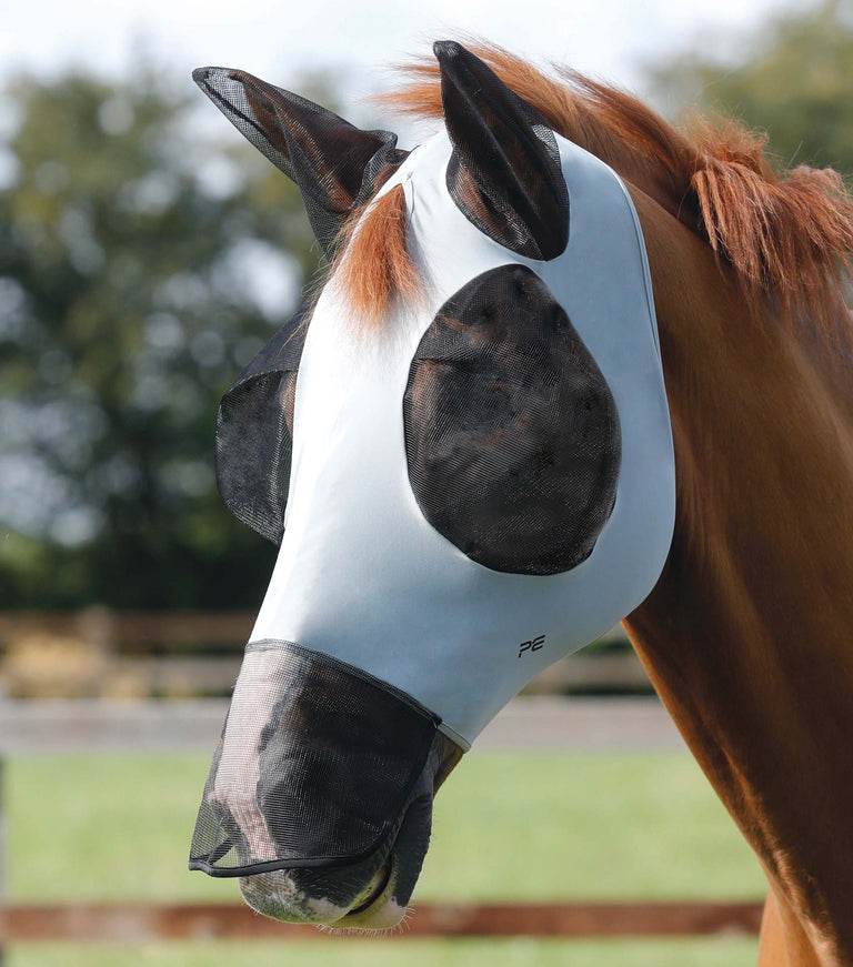 Premier Equine Comfort Tech Lycra Fly Mask Xtra - N P Equestrian & Pet Supplies Ltd 
