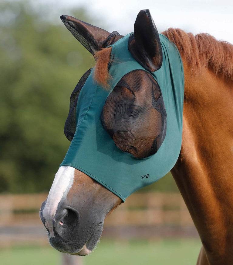 Premier Equine Comfort Tech Lycra Fly Mask - N P Equestrian & Pet Supplies Ltd 