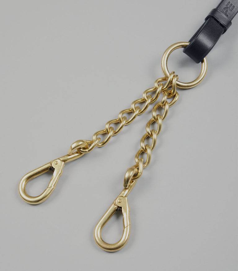 Premier Equine Leather Lead Rein with Chain Coupling - N P Equestrian & Pet Supplies Ltd 