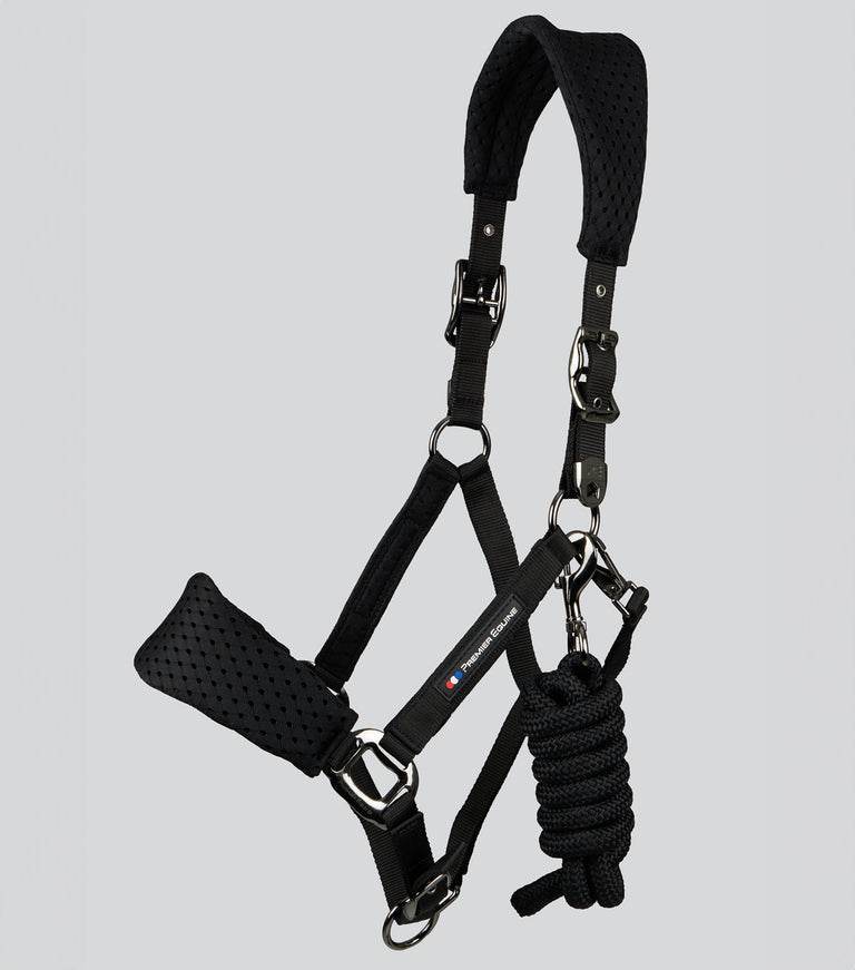 Premier Equine Necto 3D Mesh Head Collar with Lead Rope - N P Equestrian & Pet Supplies Ltd 
