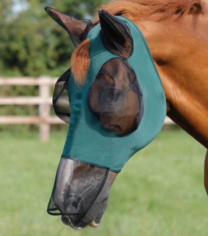 Premier Equine Comfort Tech Lycra Fly Mask Xtra - N P Equestrian & Pet Supplies Ltd 