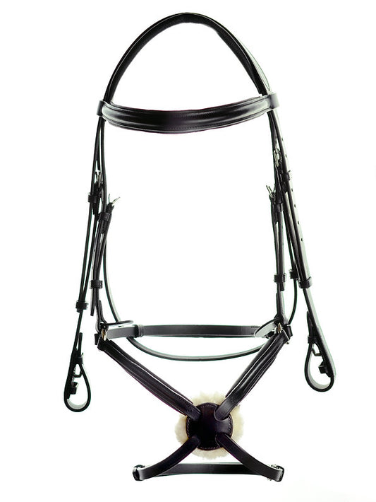 Dever Ascot Comfort Grackle Bridle