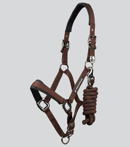 Premier Equine Corda Padded Head Collar with Lead Rope - N P Equestrian & Pet Supplies Ltd 