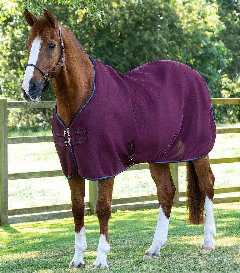 Premier Equine Airflow Cooler Rug Burgundy