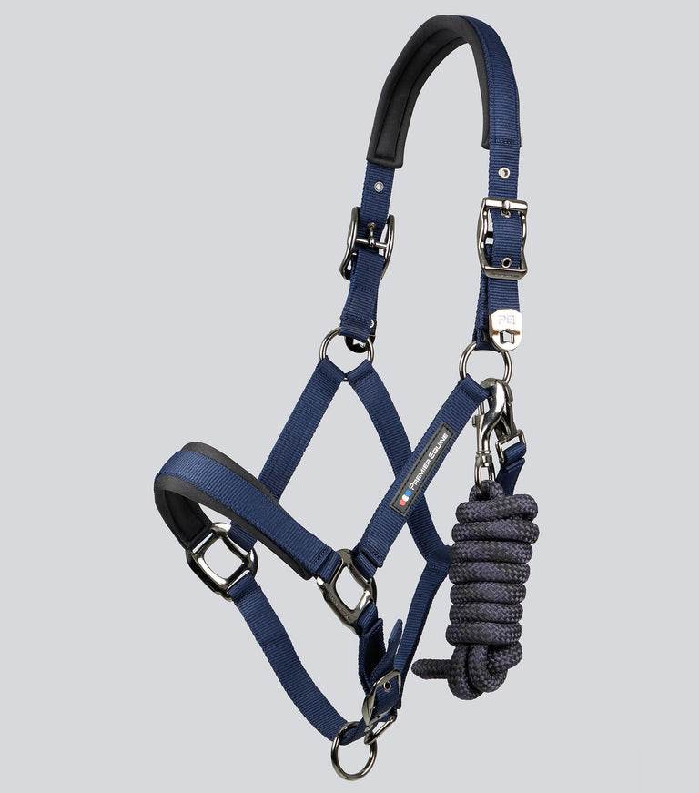Premier Equine Corda Padded Head Collar with Lead Rope - N P Equestrian & Pet Supplies Ltd 