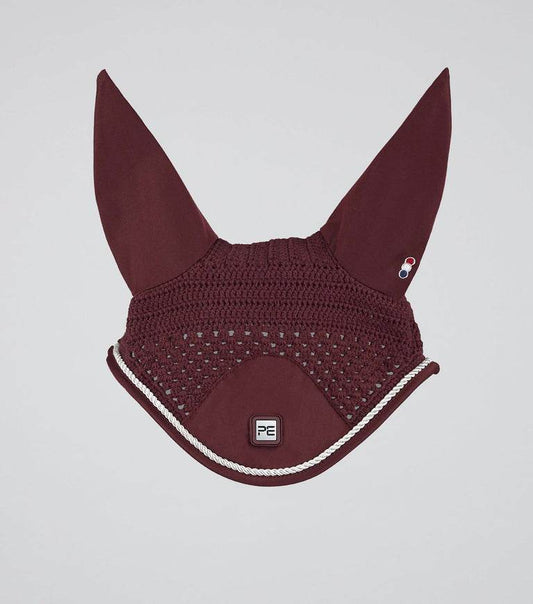 Premier Equine Salto Fly Veil Wine - N P Equestrian & Pet Supplies Ltd 