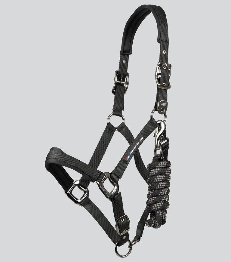Premier Equine Corda Padded Head Collar with Lead Rope - N P Equestrian & Pet Supplies Ltd 