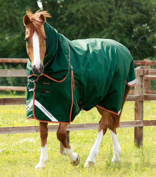 Premier Equine Buster Zero Turnout Rug with Classic Neck Cover Green - N P Equestrian & Pet Supplies Ltd 