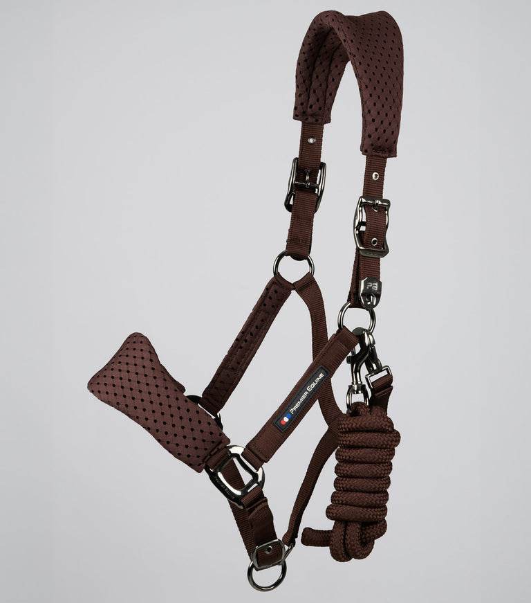 Premier Equine Necto 3D Mesh Head Collar with Lead Rope - N P Equestrian & Pet Supplies Ltd 