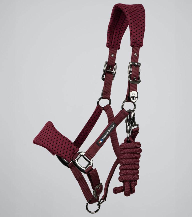 Premier Equine Necto 3D Mesh Head Collar with Lead Rope - N P Equestrian & Pet Supplies Ltd 
