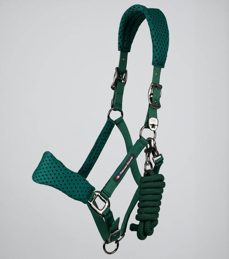 Premier Equine Necto 3D Mesh Head Collar with Lead Rope - N P Equestrian & Pet Supplies Ltd 