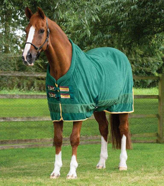 Premier Equine Buster Fleece Cooler Rug - Continental Edition Green