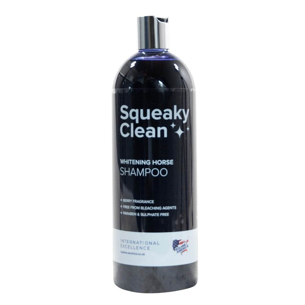 Equine America Squeaky Clean Whitening Shampoo - N P Equestrian & Pet Supplies Ltd 