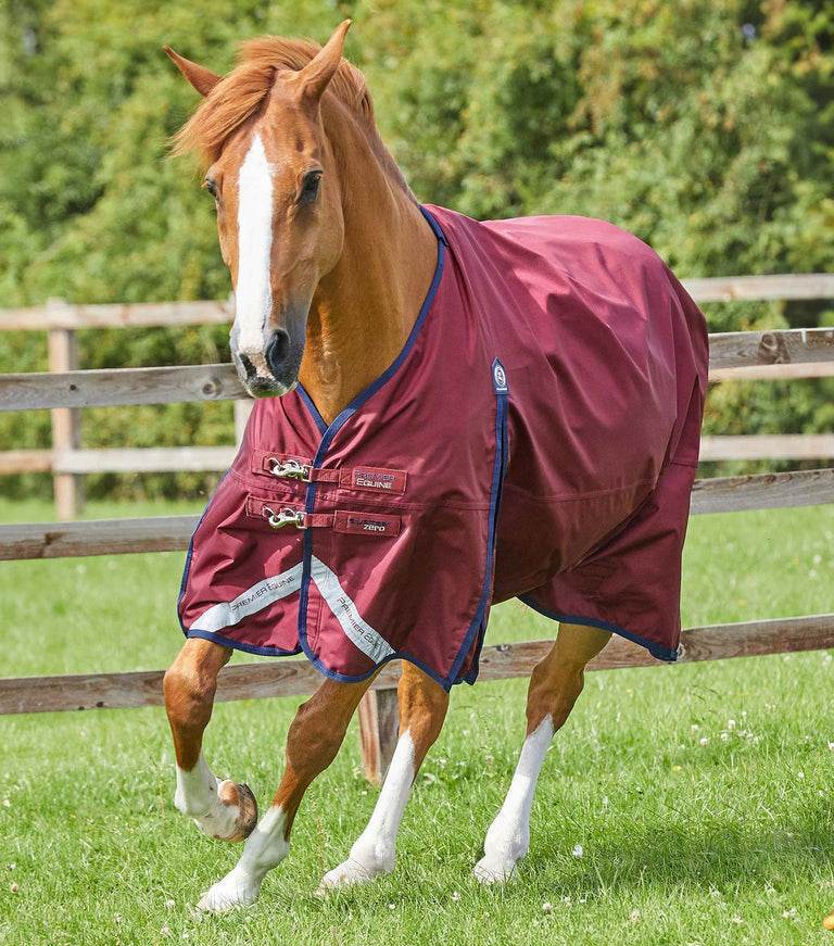 Premier Equine Buster Zero Original Turnout Rug Burgundy - N P Equestrian & Pet Supplies Ltd 