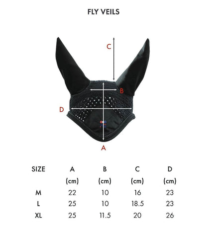 Premier Equine Salto Fly Veil - N P Equestrian & Pet Supplies Ltd 