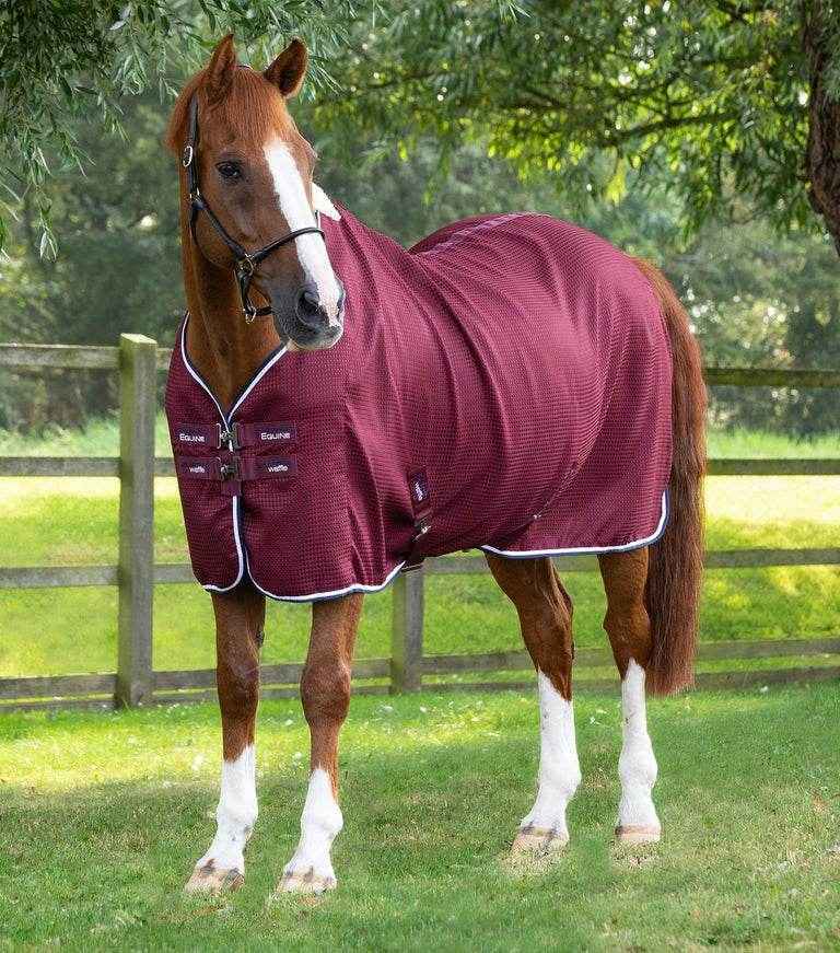Premier Equine Buster Waffle Horse Cooler Rug Black