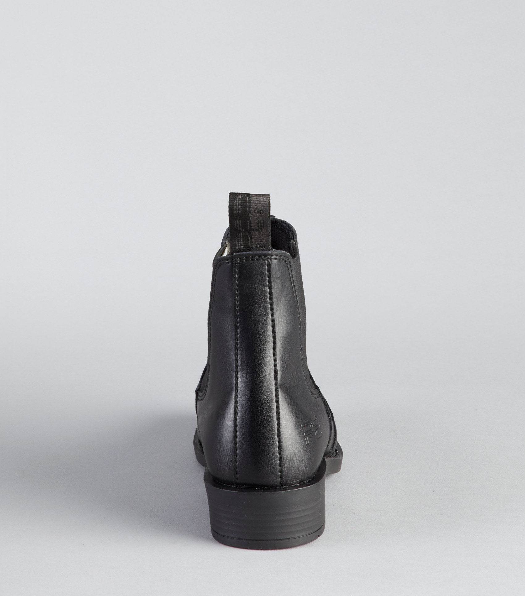 Premier Equine Rossago Junior Synthetic Chelsea Paddock Boot Black - N P Equestrian & Pet Supplies Ltd 