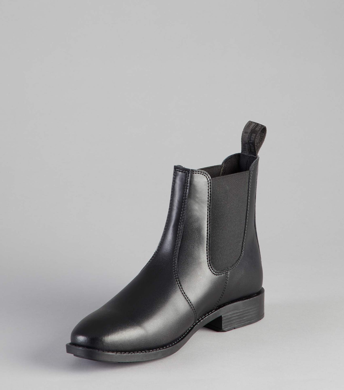 Premier Equine Rossago Synthetic Chelsea Paddock Boot Black