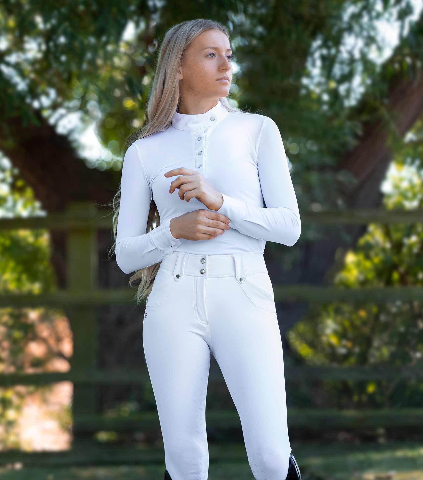 Premier Equine Rossini Lycra Show Shirt - N P Equestrian & Pet Supplies Ltd 