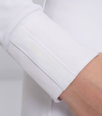 Premier Equine Rossini Girls Lycra Show Shirt White