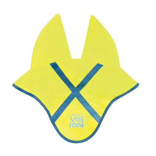 Equetech Hi-Vis Vision Acoustic Soundless Ear Bonnet - N P Equestrian & Pet Supplies Ltd 