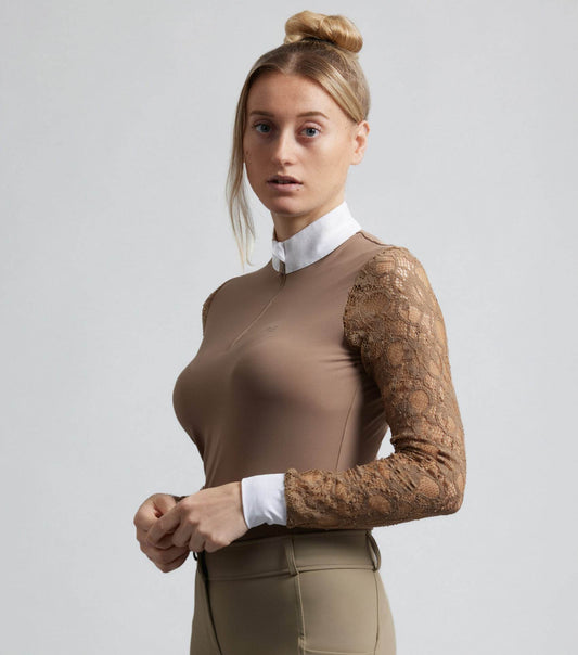 Premier Equine Salento Womens Long Sleeve Riding Top - N P Equestrian & Pet Supplies Ltd 