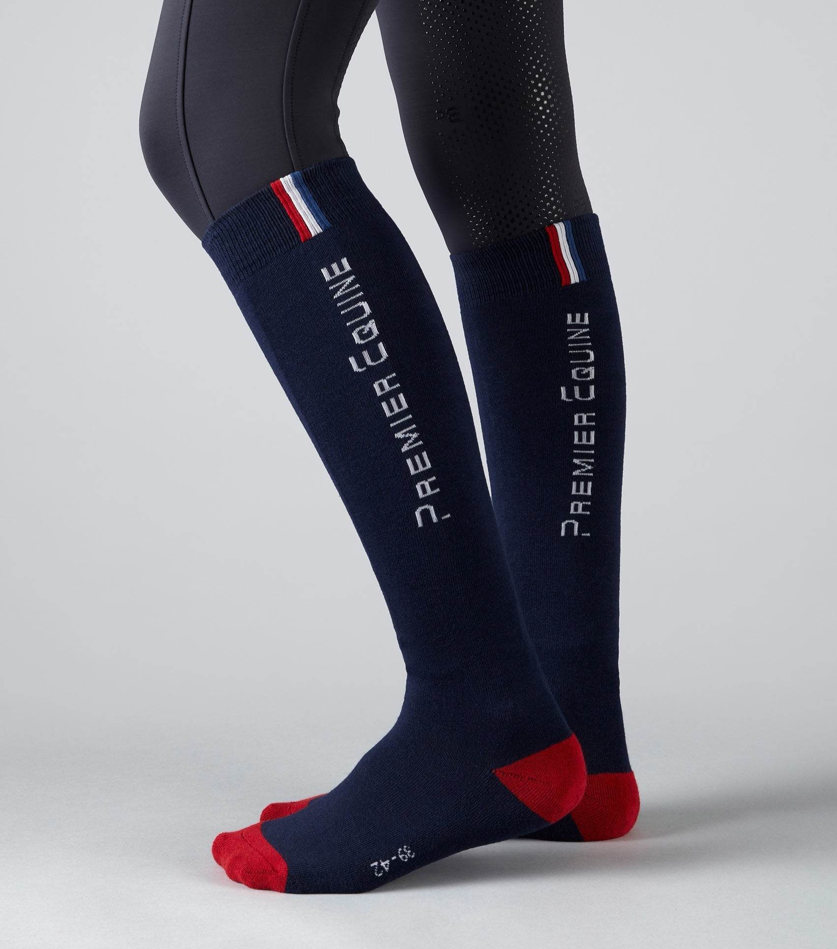 Premier Equine PE Sports Series Riding Socks (1 Pair) Navy - N P Equestrian & Pet Supplies Ltd 