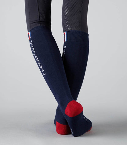 Premier Equine PE Sports Series Riding Socks (1 Pair) Navy - N P Equestrian & Pet Supplies Ltd 