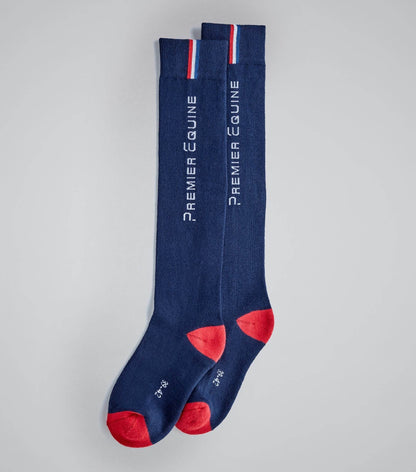 Premier Equine PE Sports Series Riding Socks (1 Pair) Navy - N P Equestrian & Pet Supplies Ltd 