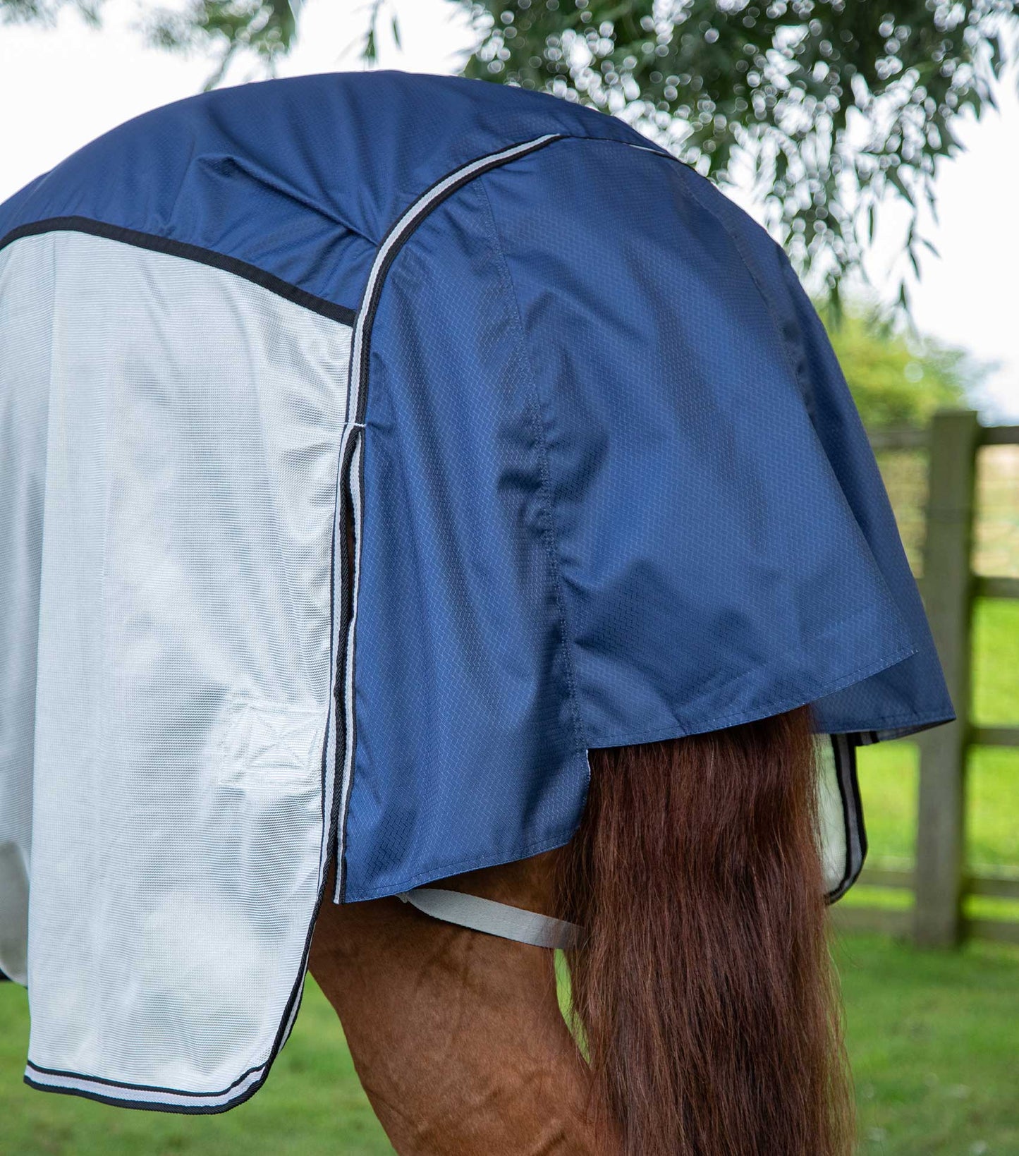 Premier Equine ShowerTex Fly Rug with Surcingles - Navy
