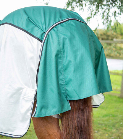 Premier Equine ShowerTex Fly Rug with Surcingles - Green