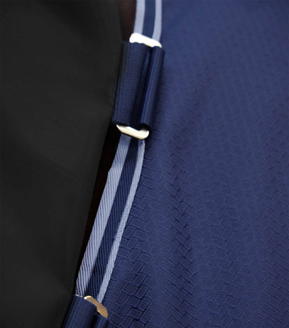 Premier Equine Stratus 600D Series 200g Turnout Rug with Classic Neck Cover Navy - N P Equestrian & Pet Supplies Ltd 