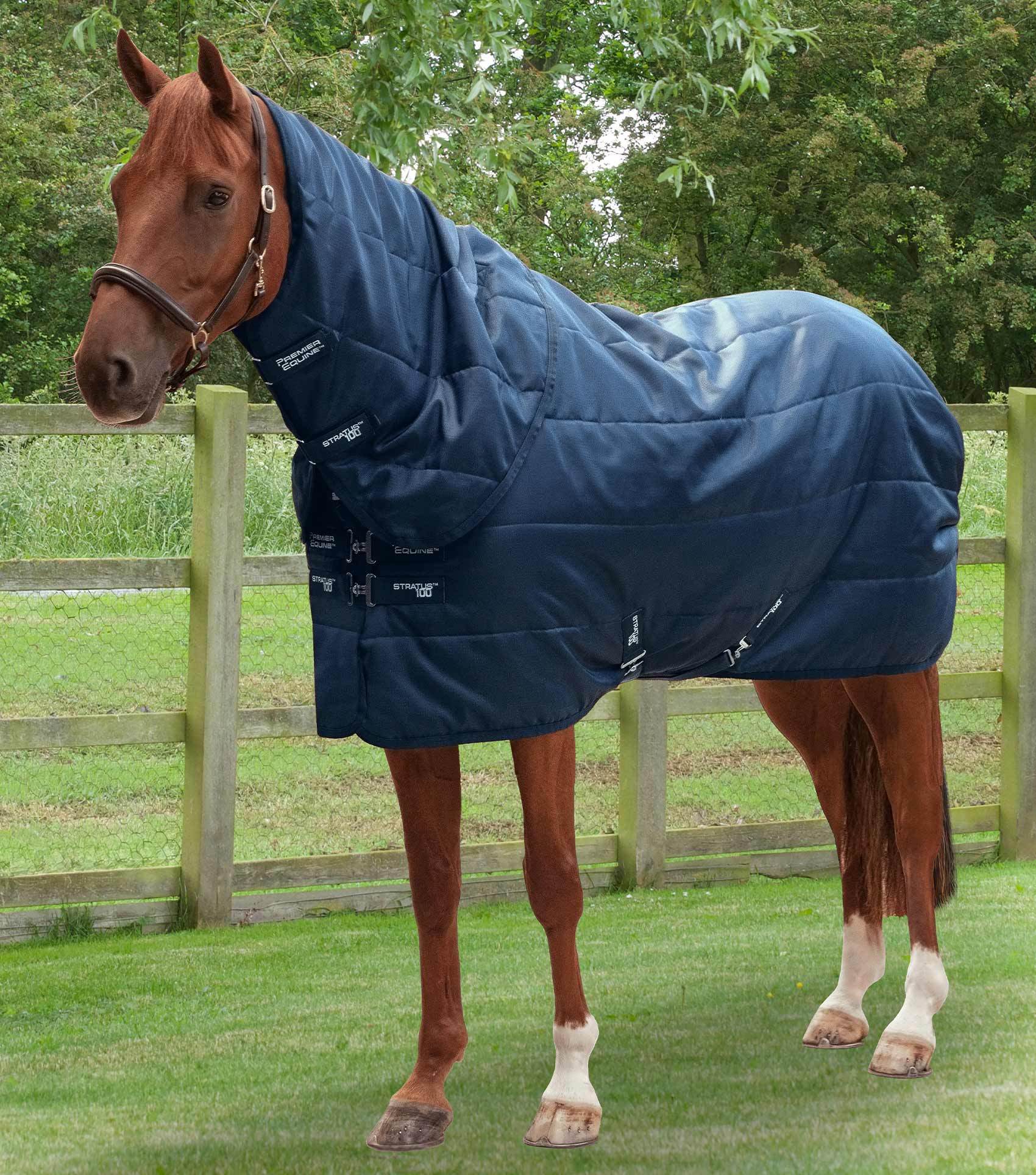 Premier Equine Stratus Stable Rug 100g with Neck Cover - N P Equestrian & Pet Supplies Ltd 