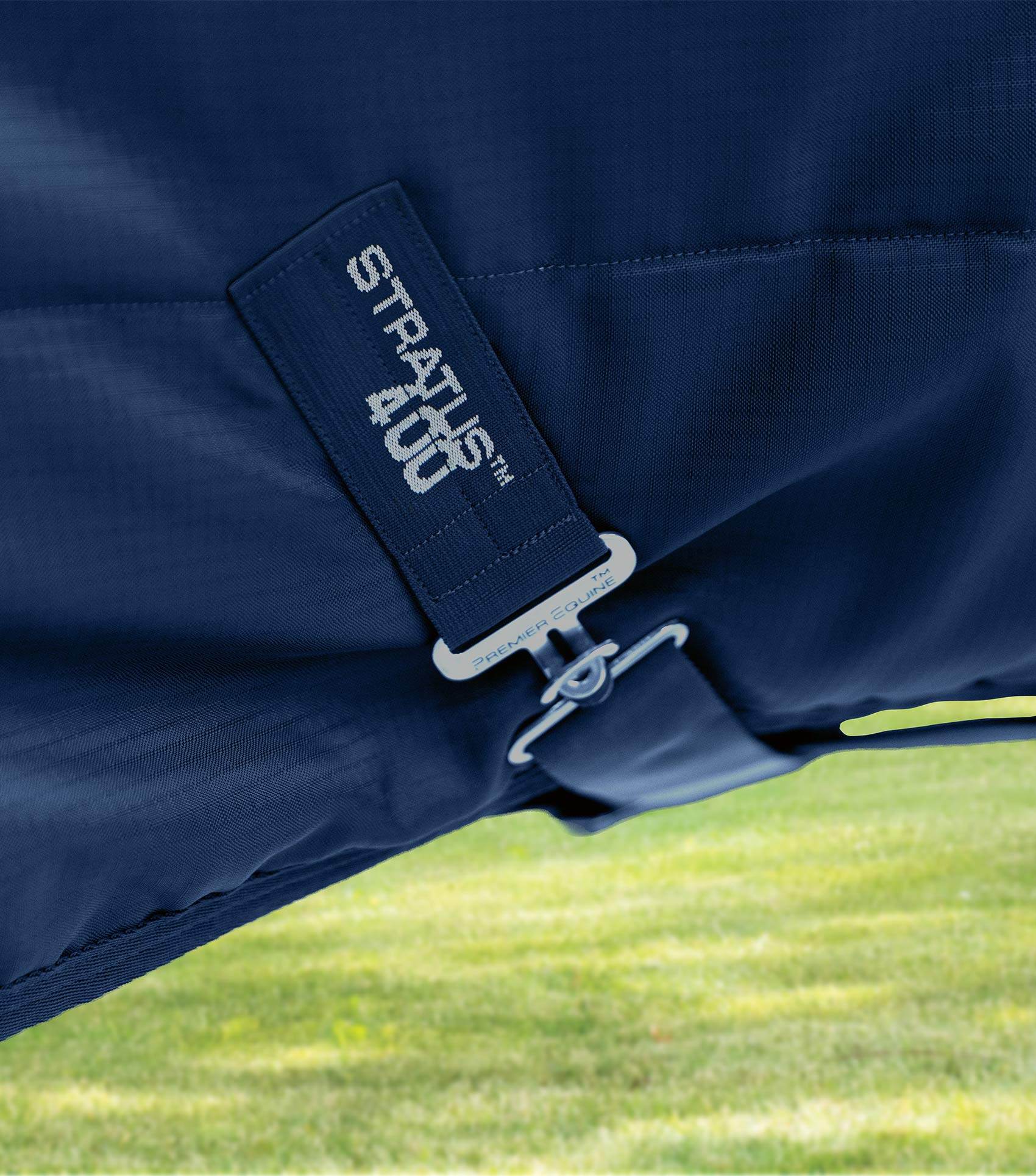 Premier Equine Stratus Stable Rug 400g with Neck Cover Navy - N P Equestrian & Pet Supplies Ltd 