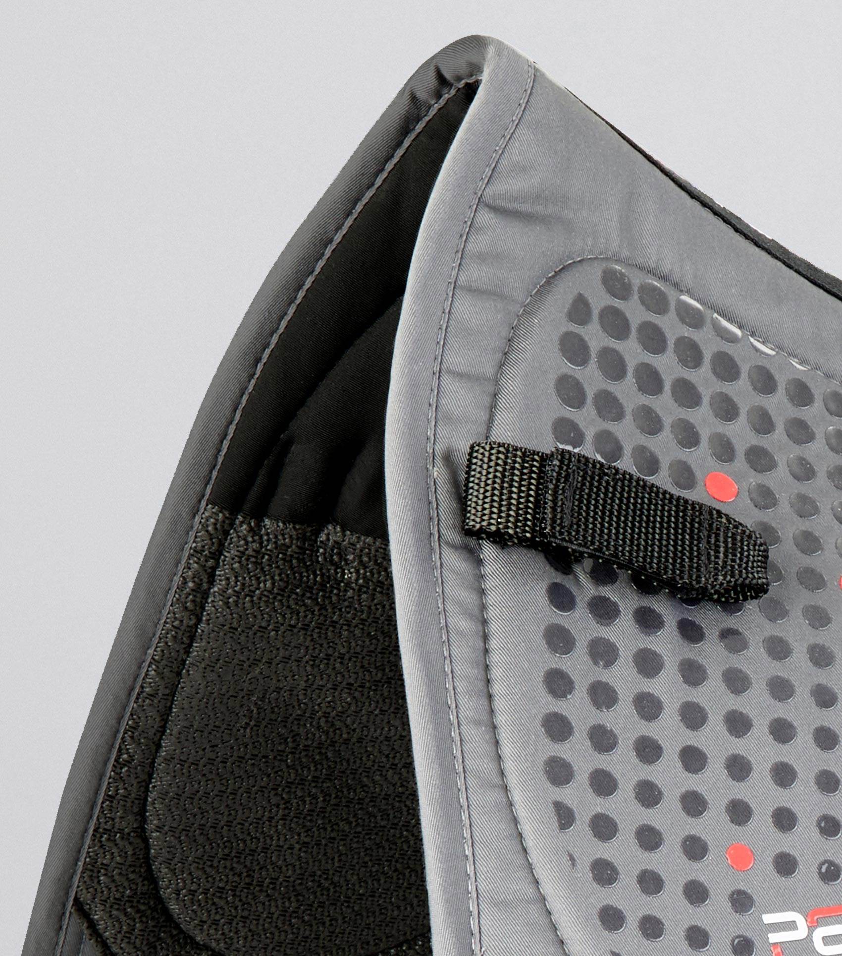 Premier Equine Close Contact Tech Grip Pro Anti-Slip Saddle Pad - Dressage Square Grey - N P Equestrian & Pet Supplies Ltd 