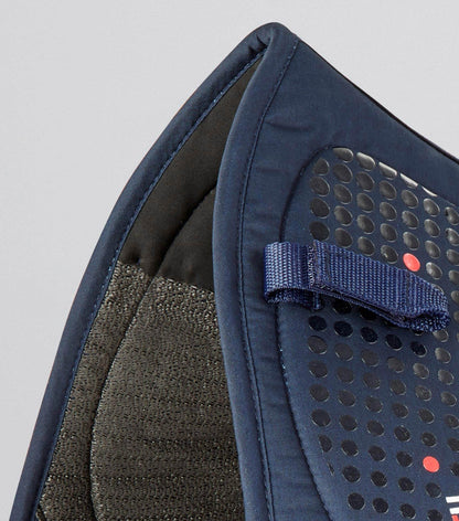 Premier Equine Close Contact Tech Grip Pro Anti-Slip Saddle Pad - Dressage Square Navy - N P Equestrian & Pet Supplies Ltd 