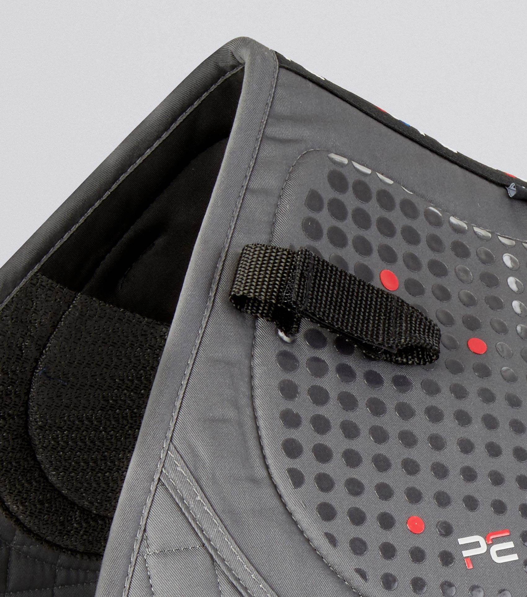 Premier Equine Close Contact Tech Grip Pro Anti-Slip Saddle Pad - GP/Jump Grey - N P Equestrian & Pet Supplies Ltd 