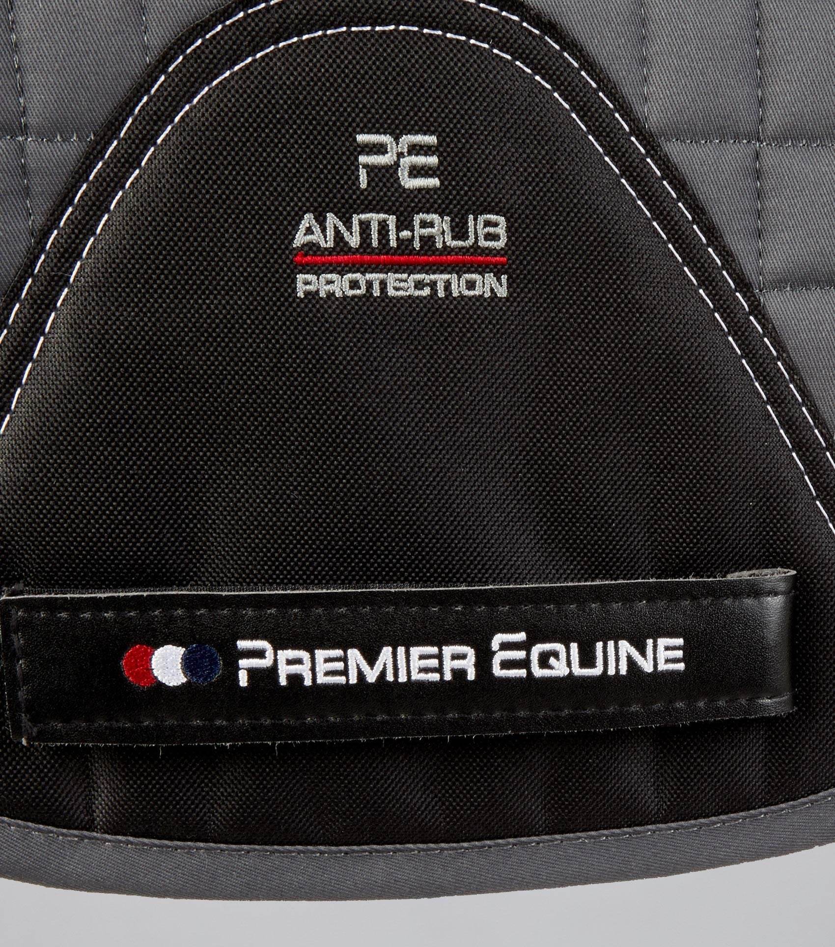 Premier Equine Close Contact Tech Grip Pro Anti-Slip Saddle Pad - GP/Jump Grey - N P Equestrian & Pet Supplies Ltd 